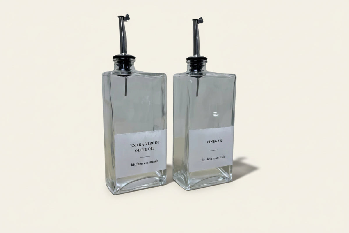 Olie- en azijnflessenset – 2 × 500 ml