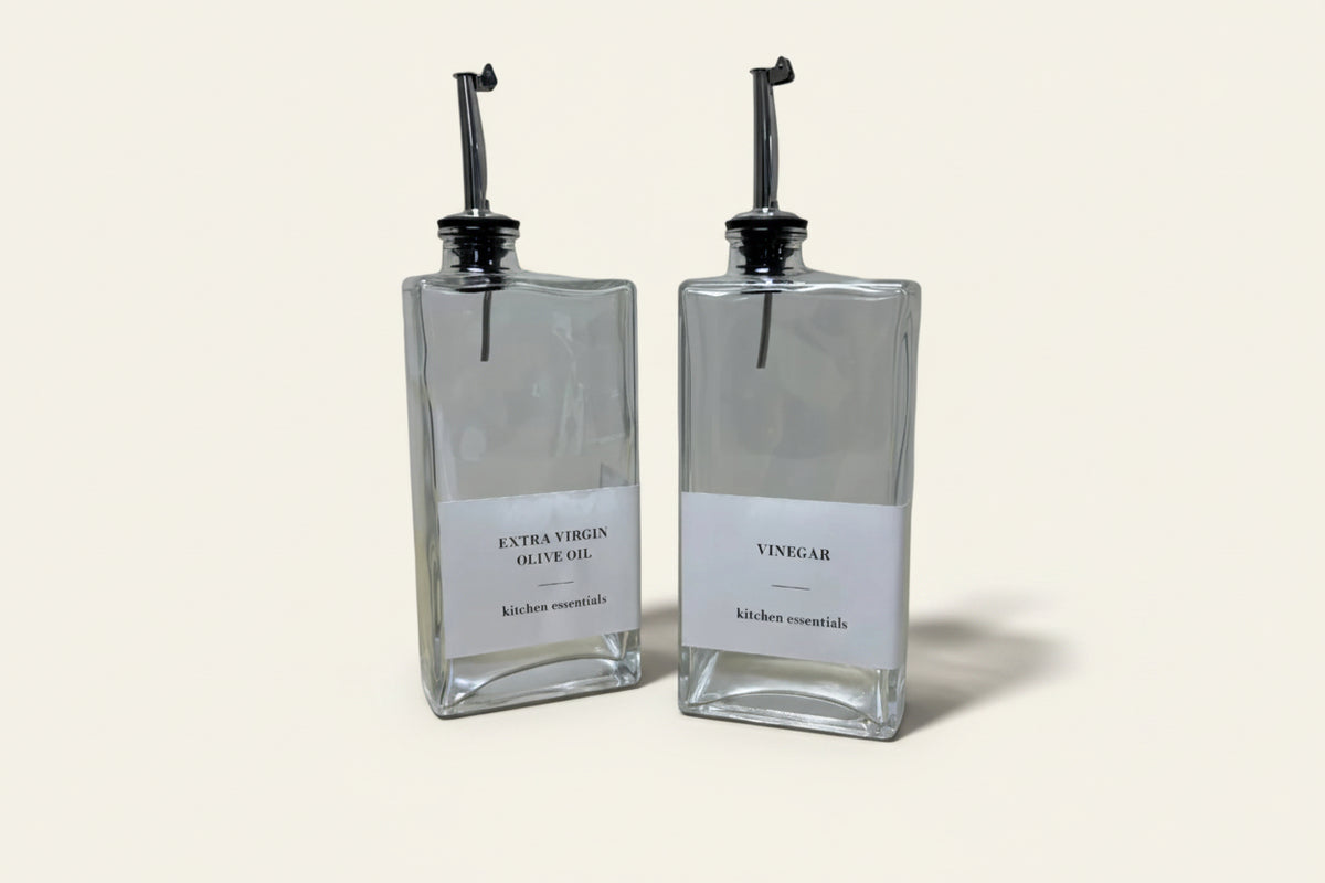 Olie- en azijnflessenset – 2 × 500 ml