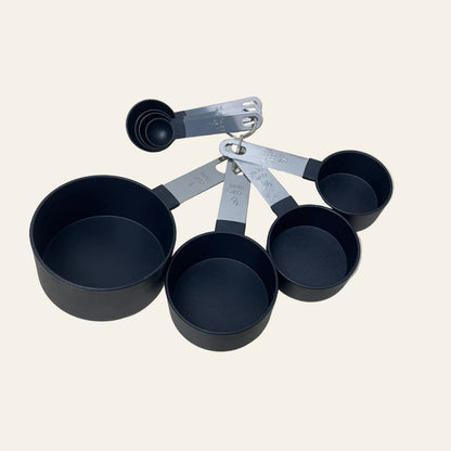 Maatbeker & Lepeltjes set - 8-delig (2 sets)