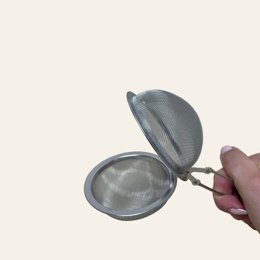 Thee/kruiden ei Knijper - RVS (Ø 7.5 cm)