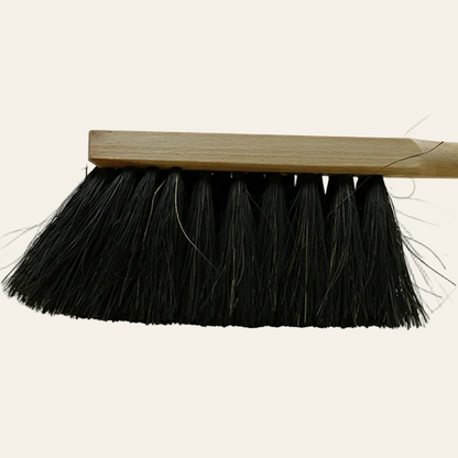 Industriële handveger xl - zwarte plantvezel (45 cm)