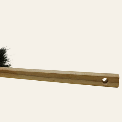 Industriële handveger xl - zwarte plantvezel (45 cm)