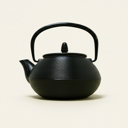 Japanse gietijzeren theepot - zwart (0.8 liter)