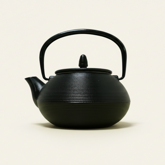 Japanse gietijzeren theepot - zwart (0.8 liter)