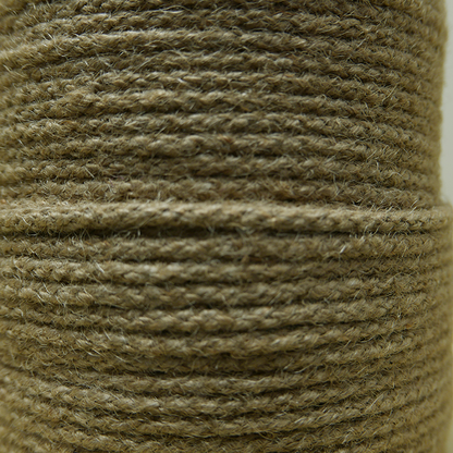 Jute gevlochten koord 4 mm - jute (100 meter)
