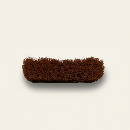 Kokosveger met steelhouder - fsc hout (29 cm)