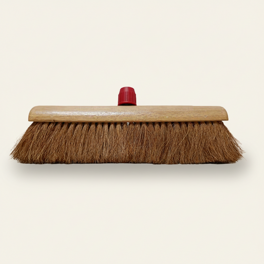 Kokosveger met steelhouder - 40 cm