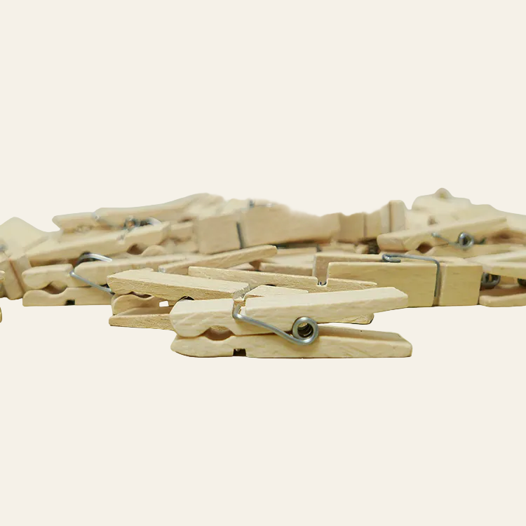 Mini knijper breed 45 mm - 100 stuks