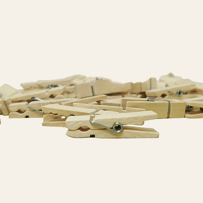Mini knijper breed 45 mm - 100 stuks