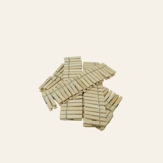 Mini knijper smal 45 mm - 100 stuks