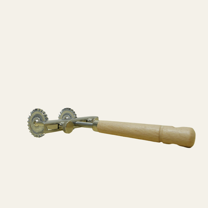 Pasta roller - instelbaar (houten handgreep)