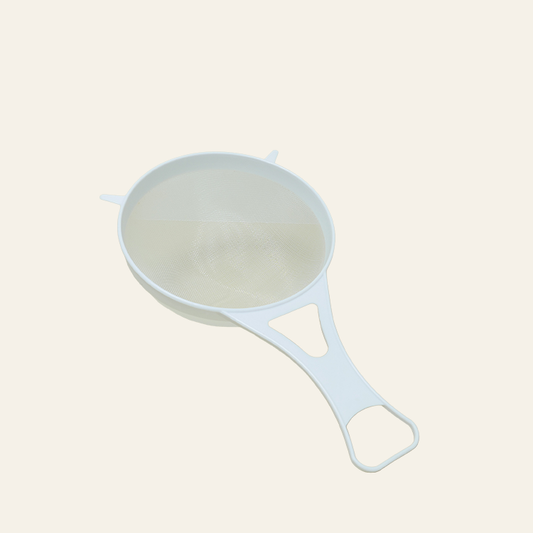 Plastic zeef - wit (ø 22 cm - ideaal voor kefir)