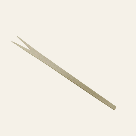 Poffertjesvork - Hout (27 cm)
