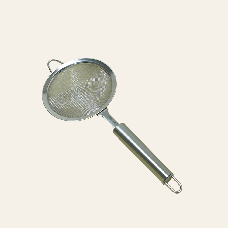 Premium rvs zeef fijnmazig en hygiënisch - ø 12 cm