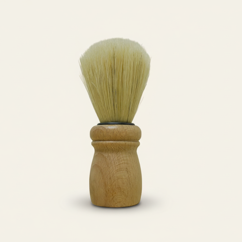 Scheerkwast - varkenshaar groot (massief hout)