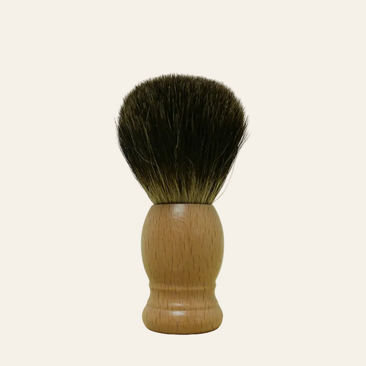 Scheerkwast groot - echt dassenhaar & beukenhout (25,5 mm)