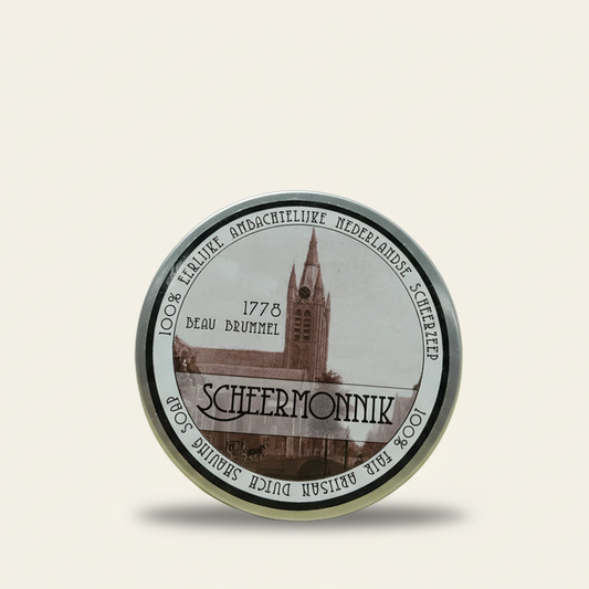 Scheermonnik '1778 beau brummell' scheerzeep