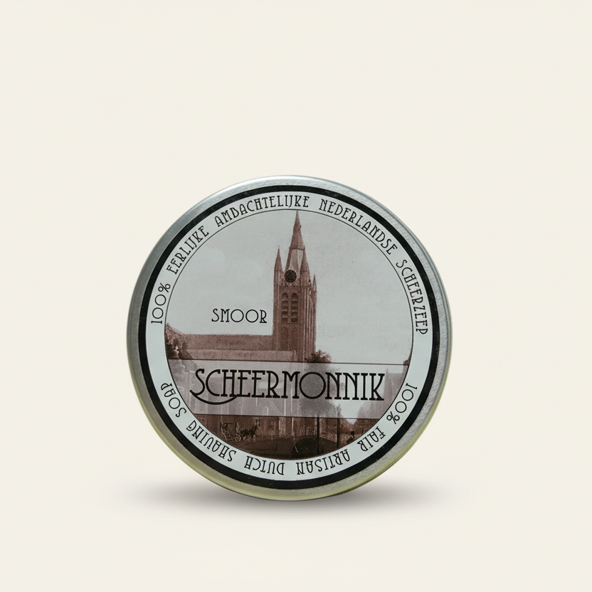 Scheermonnik 'smoor' scheerzeep