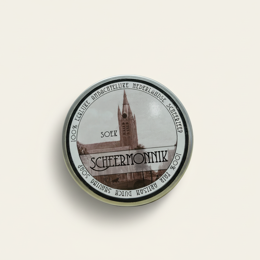 Scheermonnik 'soek' scheerzeep