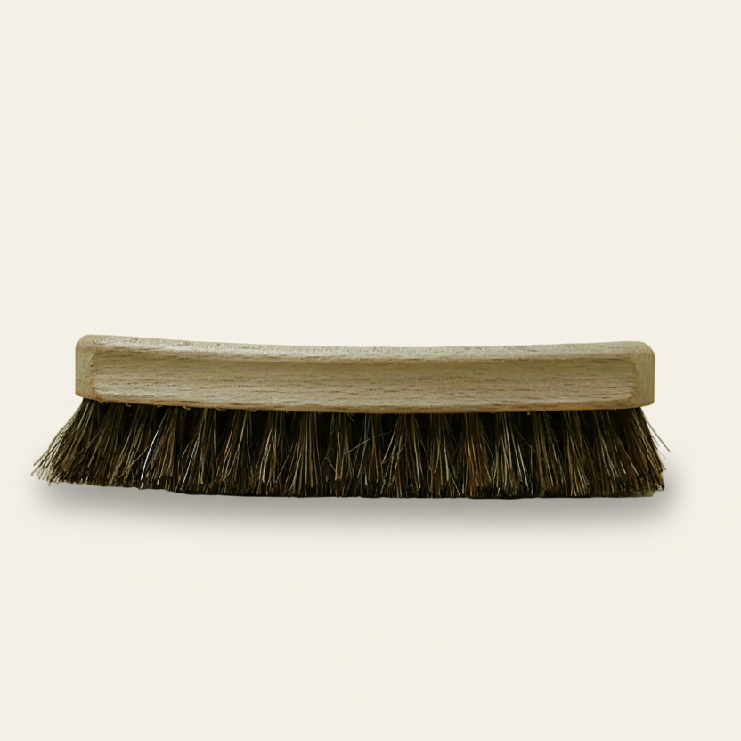 Schoen uitpoetsborstel - bruin (17 cm)