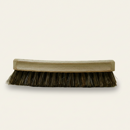 Schoen uitpoetsborstel - bruin (17 cm)