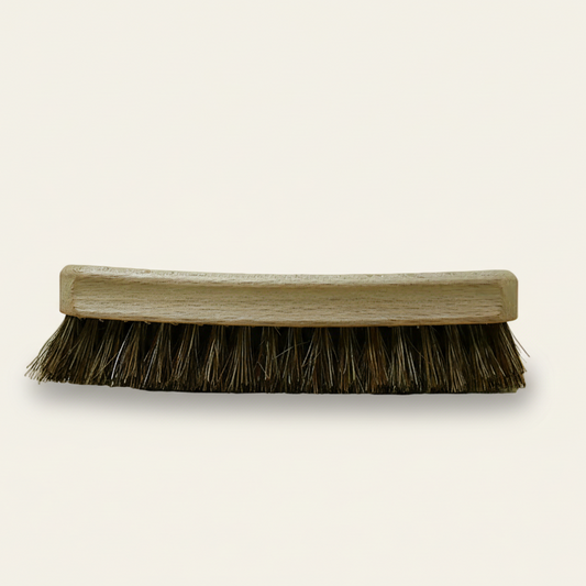 Schoen uitpoetsborstel - bruin (17 cm)