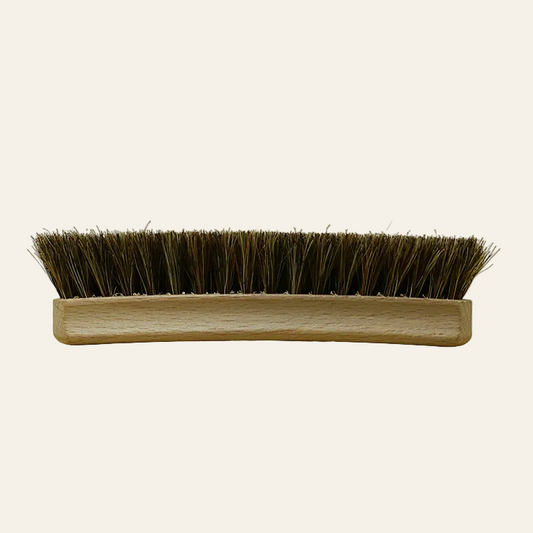 Schoen uitpoetsborstel - bruin (17 cm)