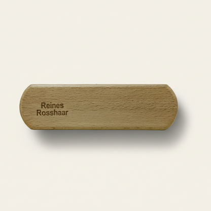 Schoen uitpoetsborstel - bruin (17 cm)