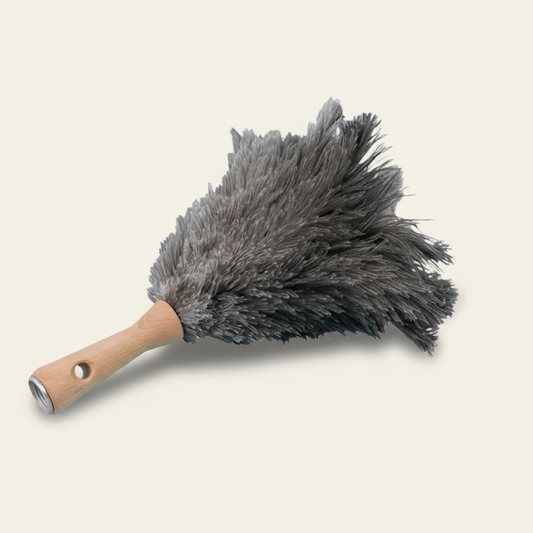 Struisvogelveren plumeau - losse kop