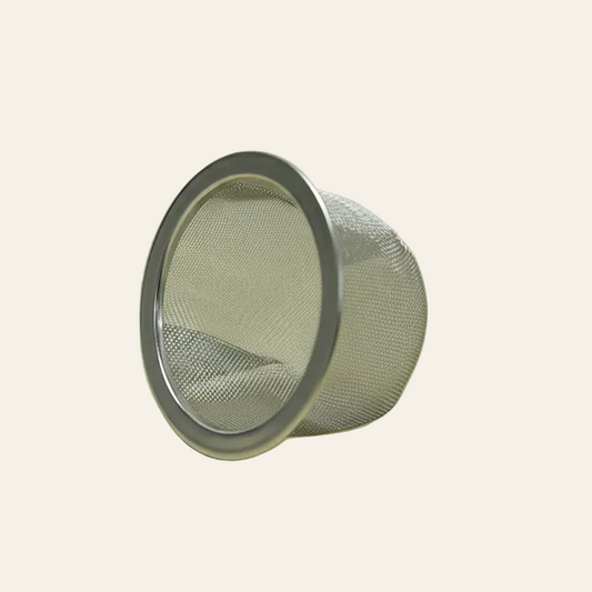 Theefilter voor kop & kleine pot - rvs (fijn)