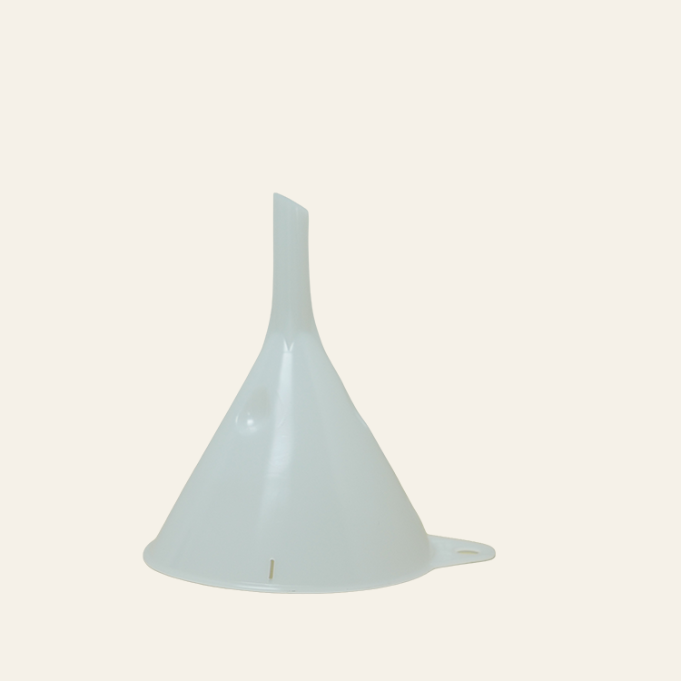 Trechter - wit transparant - ø 140 mm