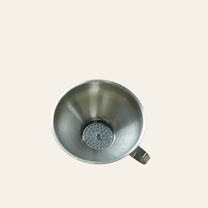 Trechter rvs met filter - multifunctioneel