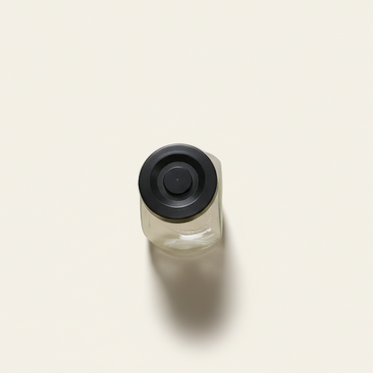 Voorraadpotje mat zwart - Glas (175 ml)