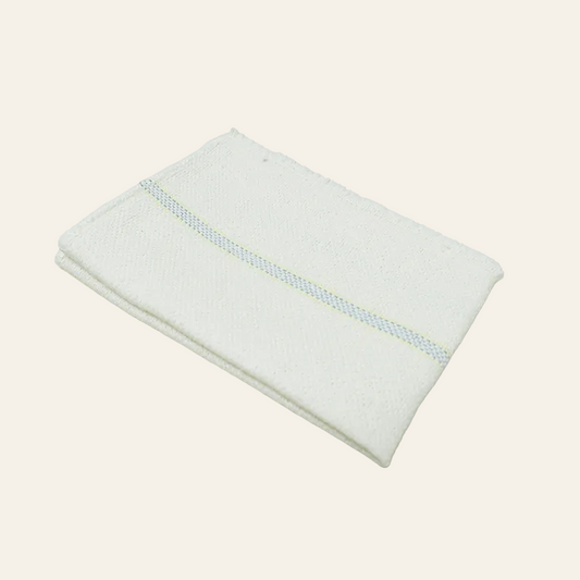 Werkdoek 40/45 bw meteor - groengele streep