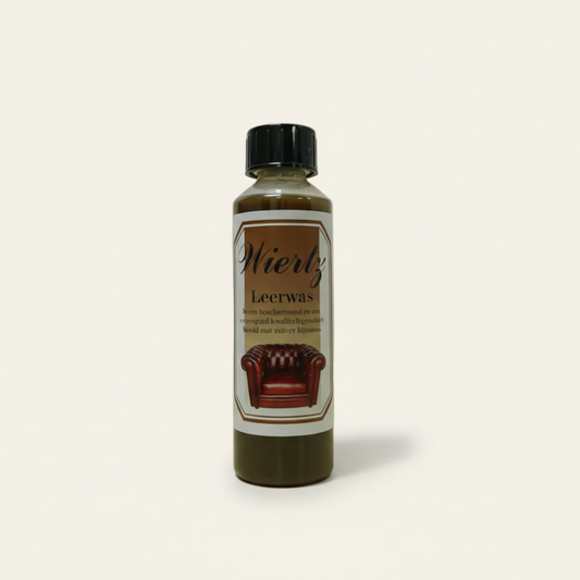 Wiertz leerwas bruin - gekleurd (250 ml)