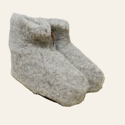 Woolwarmers wollen slof dolly grijs