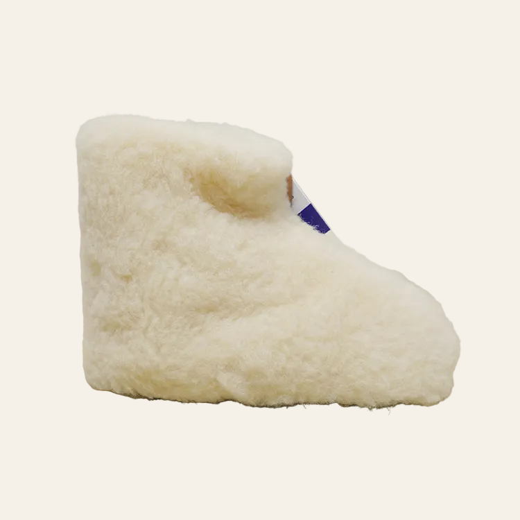 Woolwarmers wollen slof dolly wit