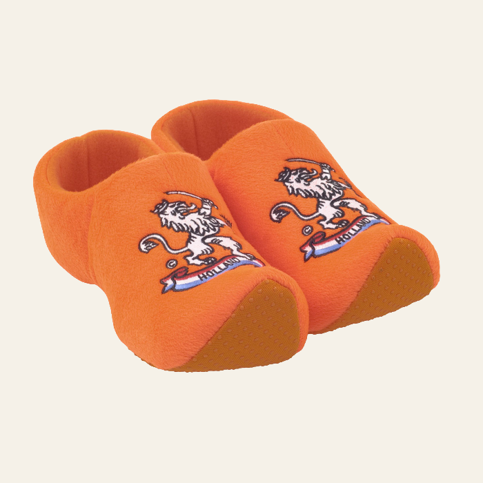Oranje leeuw klompsloffen